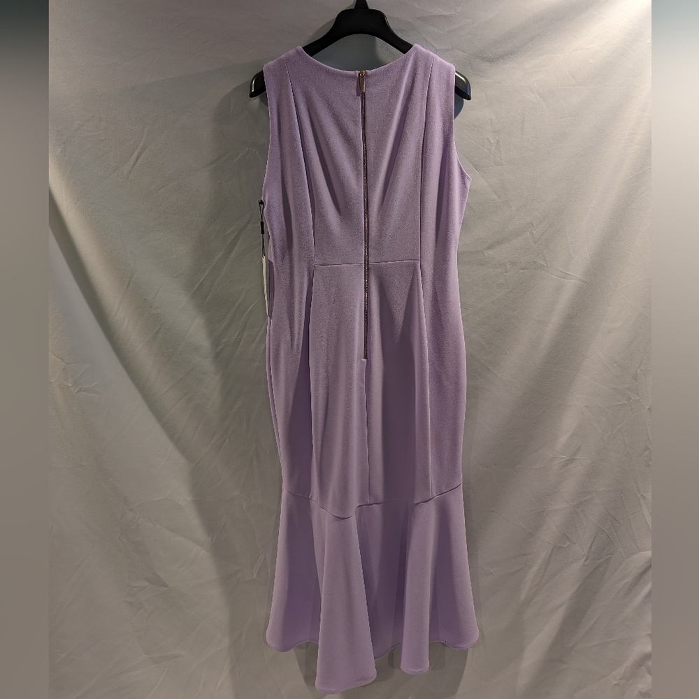 New with Tags Women's Purple Sleeveless Calvin Klein Dress Size 12 - Picture 2 of 6